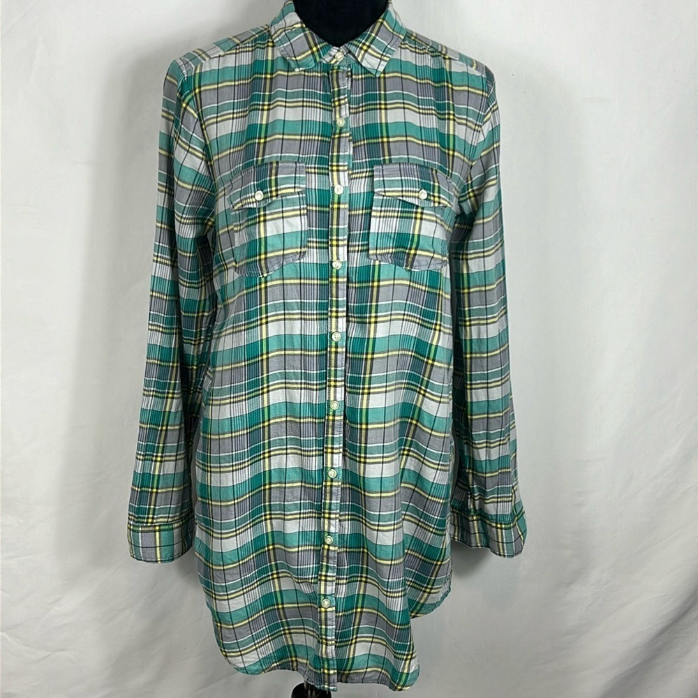 Rubbish 100% Cotton Plaid Button Down Shirt